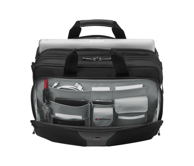 WENGER Torba na laptopa slim Legacy 16 cali czarno-szara 600648 - 537437 - zdjęcie 2